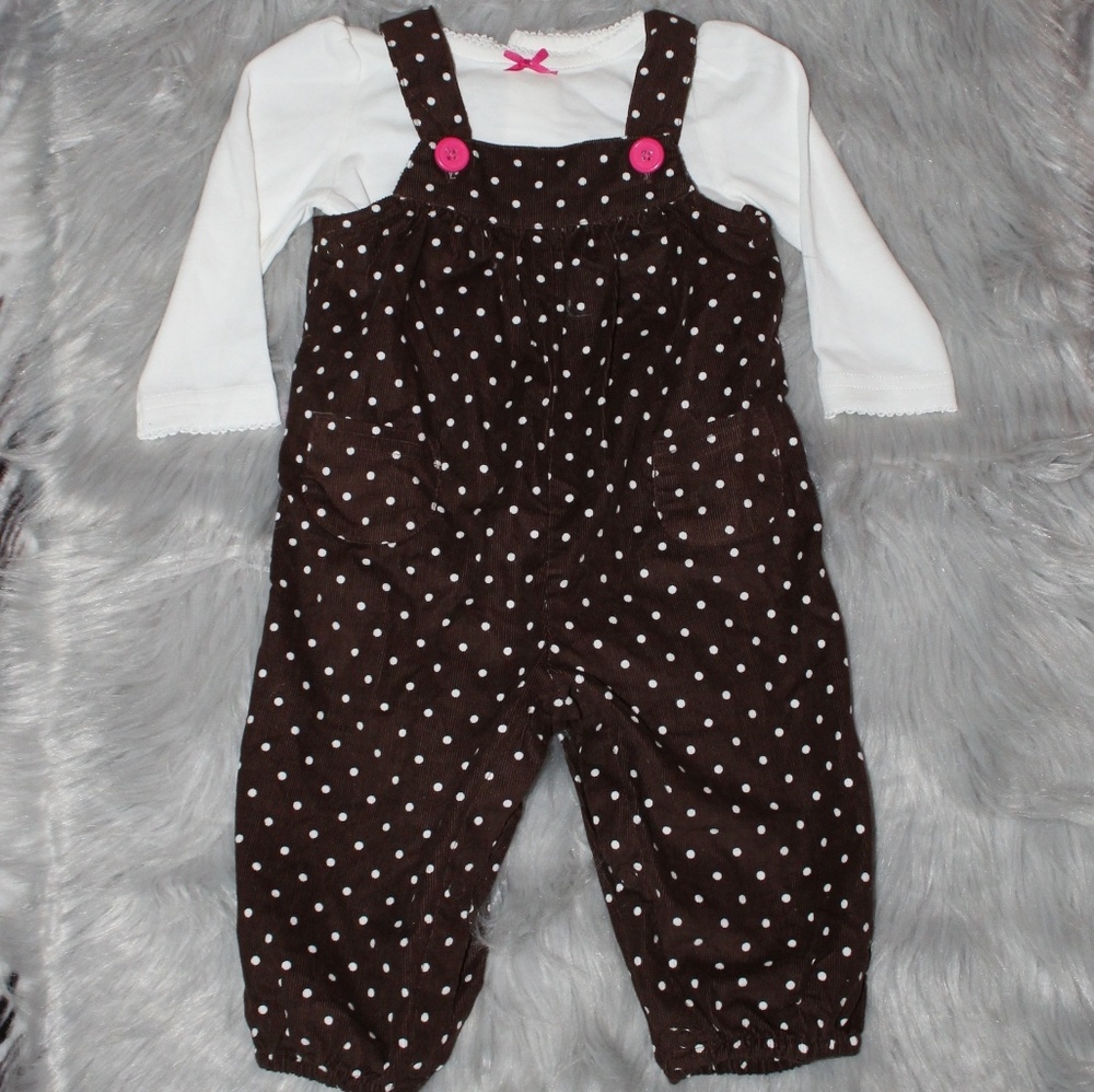 CARTER'S CORDUROY OVERALLS 6MONTHS